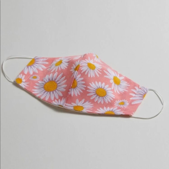 Pink Floral Face Mask - Picture 3 of 5